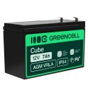 Green Cell® Batteria AGM 12V 7Ah accumulatore sigillata per UPS USV Batteria tampone Riserva la batteria