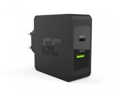 Caricabatterie Green Cell USB-C 30W PD con USB QC3.0 Apple MacBook 12, iPad Pro 2020, Lenovo Yoga Tab 3 Plus