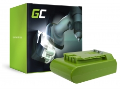 Green Cell® Batteria (2Ah 24V) 2902707 2902807 G24 G24B2 G24B4 per GreenWorks 24V Series 2000007 2100007 2201207 2402207 3801107
