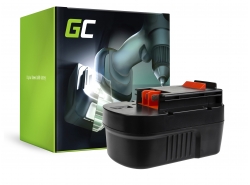 Green Cell ® Batteria A14 HPB14 FSB14 per Black&Decker CP14K EPC14 EPC14CA HP142K XTC143 Firestorm FS1400 FS14PS PS142K