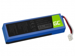 Green Cell ® Batteria AEC982999-2P AEC9829992P all'altoparlante Bluetooth JBL Charge 1 Charge 2, Li-Polymer 3.7V 6000mAh