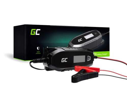 Automatico Caricabatterie Green Cell per Auto, Moto 6 / 12V (4A) con diagnostica intelligente