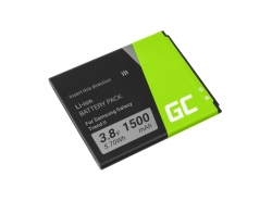 Batteria Green Cell EB425161LU compatibile per telefono Samsung Galaxy Ace 2 Trend S Duos S3 Mini i8160 S7560 S7562 3.8V 1500mAh