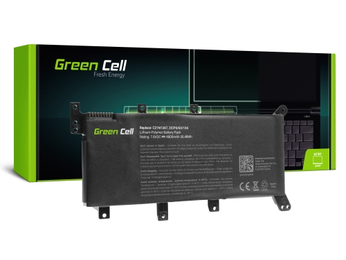 Green Cell Batteria C21N1347 per Asus R556 R556L R556LA R556LB R556LD R556LJ R556LN A555L F555L F555LD K555L K555LD