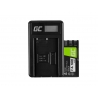 Green Cell ® Batteria EN-EL9 / EN-EL9E e Caricabatterie MH-23 per Nikon D-SLR D40 D40A D40C D40X D60 D3000 D5000