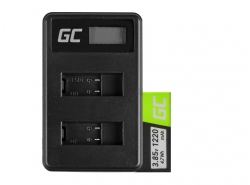 Green Cell ® Batteria e Caricabatterie AHDBT-501 AABAT-001 per GoPro HD HERO5 HERO6 HERO7 Black 3.85V 1220mAh