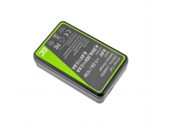 Green Cell ® 2x Batteria EN-EL3 e Caricabatterie MH-18 per Nikon DSLR D100 D200 D300 D50 D70 D80