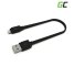 Green Cell GCmatte USB - Cavo Lightning da 25 cm per iPhone, iPad, iPod, ricarica rapida