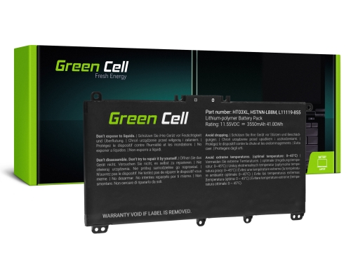 Green Cell Batteria HT03XL L11119-855 per HP 250 G7 G8 255 G7 G8 240 G7 G8 245 G7 G8 470 G7, HP 14 15 17, HP Pavilion 14 15