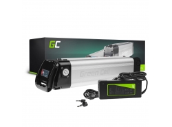 Green Cell® Batteria per Bicicletta Elettrica 24V 10.4Ah E-Bike Silverfish Li-Ion e Caricabatterie