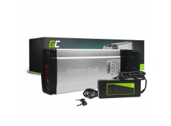 Green Cell® Batteria per Bicicletta Elettrica 24V 8.8Ah Rear Rack E-Bike Li-Ion e Caricabatterie