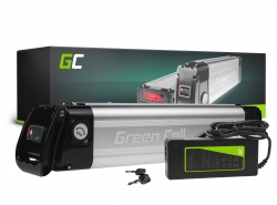 Green Cell® Batteria per Bicicletta Elettrica 36V 10.4Ah E-Bike Silverfish Li-Ion e Caricabatterie