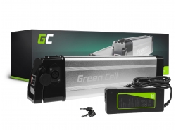 Green Cell® Batteria per Bicicletta Elettrica 36V 11Ah Silverfish E-Bike Pedelec Li-Ion e Caricabatterie