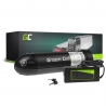 Green Cell Batteria per Bicicletta Elettrica 24V 12Ah 288Wh Down Tube Ebike 2 Pin con Caricabatterie