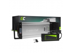 Green Cell® Batteria per Bicicletta Elettrica 24V 8.8Ah Rear Rack E-Bike Pedelec Li-Ion e Caricabatterie
