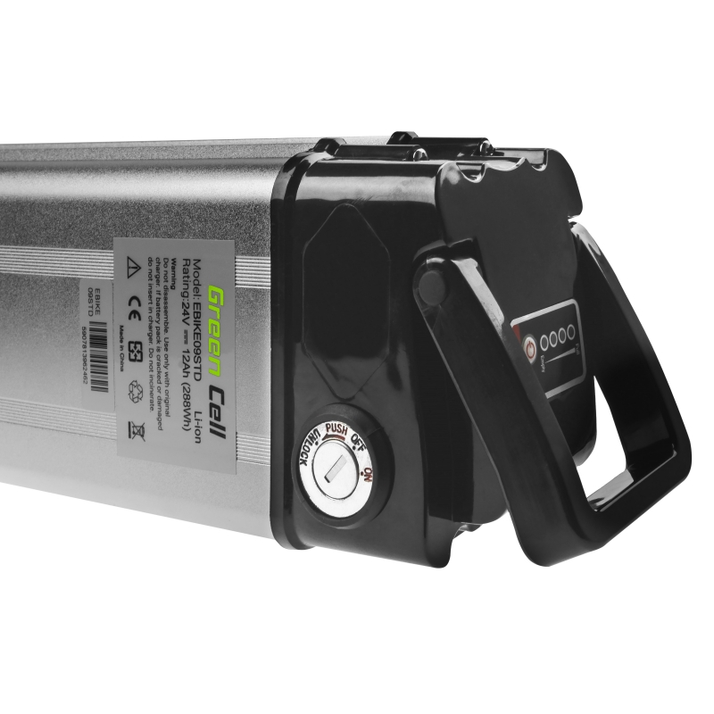 Green Cell® Batteria per Bicicletta Elettrica 24V 12Ah EBike