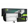 Green Cell® Batteria E-Bike 36V 10.4Ah Li-Ion Rear Rack e Caricabatterie
