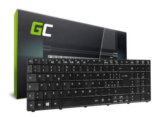 Green Cell ® Tastiera per computer portatile Acer Aspire E1-521 E1-531 E1-531G E1-571 E1-571G QWERTY IT