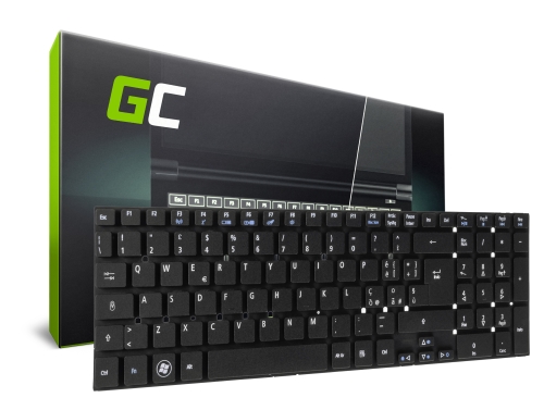 Green Cell ® Tastiera per computer portatile Acer Aspire 5338 5738 5741 5741G 5742 QWERTY IT