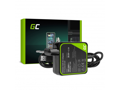 Alimentatore / Caricatore Green Cell PRO 20V 2A 40W per Lenovo Yoga 3 Pro-1370 700 700-14ISK 900S 900S-12ISK IdeaPad Miix 700