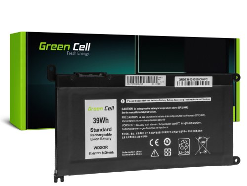 Green Cell Batteria WDX0R WDXOR per Dell Inspiron 13 5368 5378 5379 14 5482 15 5565 5567 5568 5570 5578 5579 7560 7570