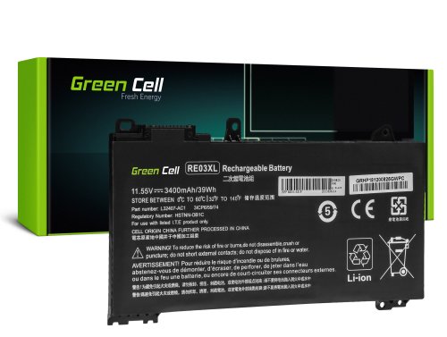 Green Cell Batteria RE03XL L32656-005 per HP ProBook 430 G6 G7 440 G6 G7 445 G6 G7 450 G6 G7 455 G6 G7 445R G6 455R G6