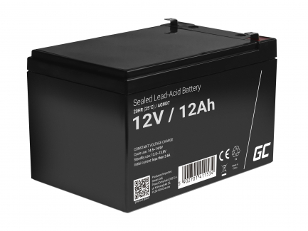 AGM GreenCell®  Batteria AGM 12V 7,2Ah accumulatore VRLA  giocattoli auto allarme 