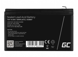 AGM Battery al piombo 12V 8.5Ah Ricaricabile Green Cell per inverter e monitoraggio