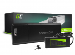 Green Cell Batteria per Bicicletta Elettrica 36V 10.4Ah 374Wh Rear Rack Ebike 5 Pin per Mifa Zündapp Ecobike con Caricabatterie