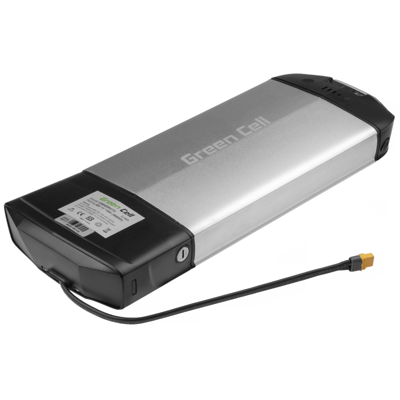 Green Cell® Batteria per Bicicletta Elettrica 36V 13Ah Rear Rack EBike