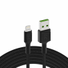 Green Cell GC Ray USB - Cavo Lightning 120 cm per iPhone, iPad, iPod, LED bianco, ricarica rapida