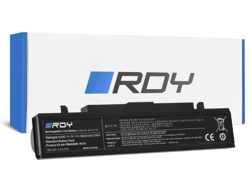 RDY Batteria AA-PB9NC6B AA-PB9NS6B per Samsung R519 R522 R530 R540 R580 R620 R719 R780 RV510 RV511 NP350V5C NP300E5C