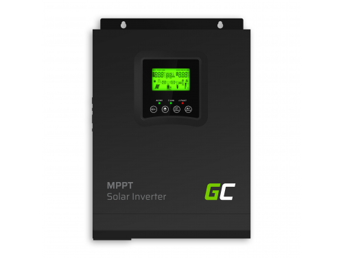 Inverter solare Convertitore Off Grid con caricatore solare MPPT Green Cell 12VDC 230VAC 1000VA / 1000W Onda sinusoidale pura