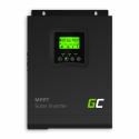 Inverter solare Convertitore Off Grid con caricatore solare MPPT Green Cell 12VDC 230VAC 1000VA / 1000W Onda sinusoidale pura