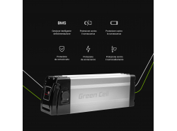 Accumulatore Batteria Green Cell Silverfish 48V 11Ah 528Wh per Bici Elettrica E-Bike Pedelec