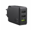 Green Cell Caricabatterie di rete 30W GC ChargeSource 3 con Ultra Charge e Smart Charge - 3x USB-A