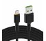 Cavo USB Green Cell GC Ray - Micro USB 120 cm, LED arancione, ricarica rapida Ultra Charge, QC3.0