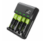 Set caricabatterie Green Cell GC VitalCharger e batterie NiMH 2x AA 2000mAh 2x AAA 800mAh