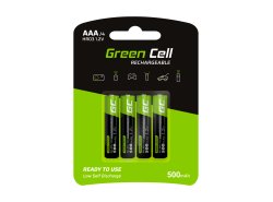 Green Cell 4x AAA HR03 800mAh Batteria