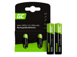Green Cell 2x AAA HR03 950mAh Batteria