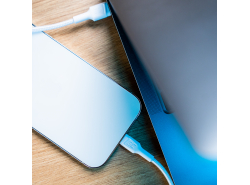 Cavo Bianco USB-C – Lightning 1m MFi Green Cell Power Stream, con ricarica rapida Power Delivery, per Apple iPhone