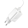 Caricabatterie Baseus Charging Quick Charger USB-A, QC 3.0, 24W, Compatibile con caricatore wireless QI, bianco