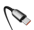 Cavo USB-C - USB-C Baseus Display, 100W, 5A, Ricarica rapida Quick Charge 4.0, PD, AFC, FCP, 2m, Display di potenza di ricarica