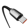 Cavo USB-C - USB-C Baseus Display, 100W, 5A, Ricarica rapida Quick Charge 4.0, PD, AFC, FCP, 2m, Display di potenza di ricarica