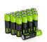 16x Batterie Ricaricabili AA R6 2600mAh Ni-MH Pile Green Cell