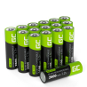 16x Batterie Ricaricabili AA R6 2600mAh Ni-MH Pile Green Cell