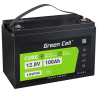 Green Cell® Batteria LiFePO4 12.8V 100Ah 1280Wh LFP batteria al litio 12V con BMS per Camper Solare Fuoribordo Barca a vela