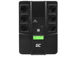 Green Cell Gruppo di continuità UPS AiO 600VA 360W con display LCD + Nuova App