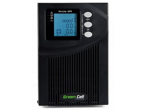 Green Cell Gruppo di continuità UPS 1000VA 900W Online MPII con display LCD - OUTLET