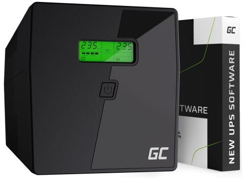 Green Cell Gruppo di continuità UPS 1000VA 700W con display LCD Onda Sinusoidale Pura + Nuova App - OUTLET